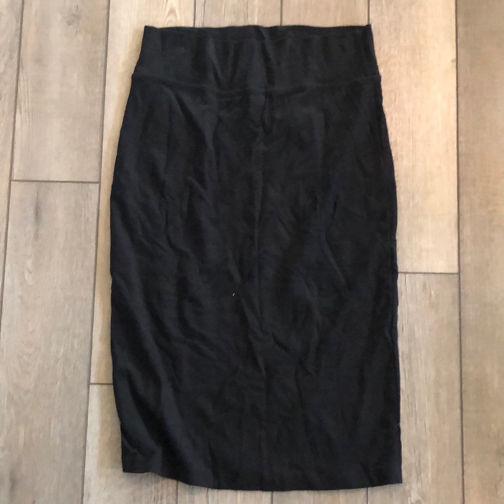 Bobeau Black Pencil Skirt Knee-Length Workwear